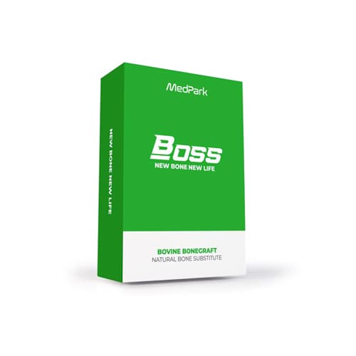 Verpackung des bovinen Knochenersatzmaterials BOSS
